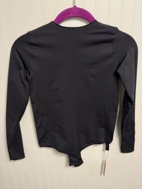 Skims Essential Crew Neck Long Sleeve Bodysuit NWT